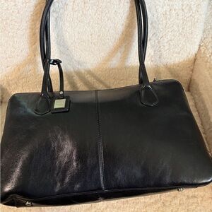 HOBO Black Leather Shoulder Bag